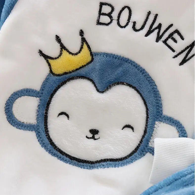 Pyjama Enfant Flanelle Velours - Ensemble Hiver Doux