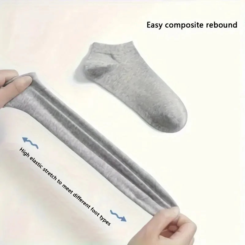 Chaussettes Invisibles Basses Mixte - Lot 1/3/5/10 Paires Silicone Été