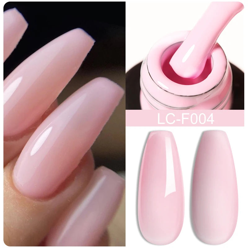 Gel Extension Ongles Paillettes LILYCUTE 15ml - Vernis Semi-Permanent UV Construction Nail Art
