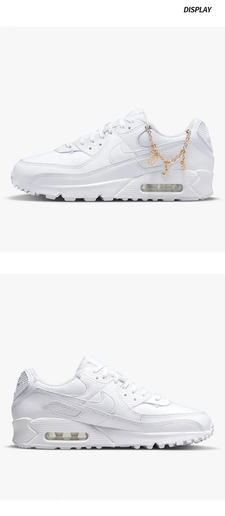 Nike Air Max 90 PRM Femme DH0569-100 - Sneakers Casual Authentiques Premium