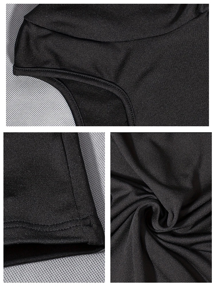 Combinaison Femme Sport Manches Courtes - Body Moulant Fitness Casual Streetwear