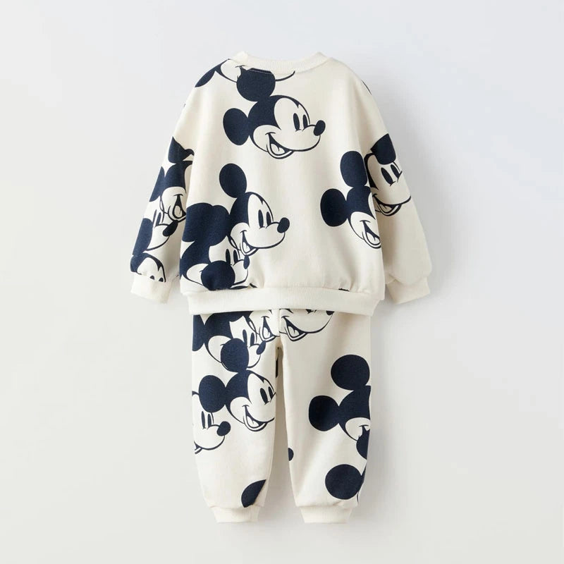 Ensemble Bébé Disney Manches Longues - Sweat Col Rond & Pantalon 2 Pièces Garçon Fille