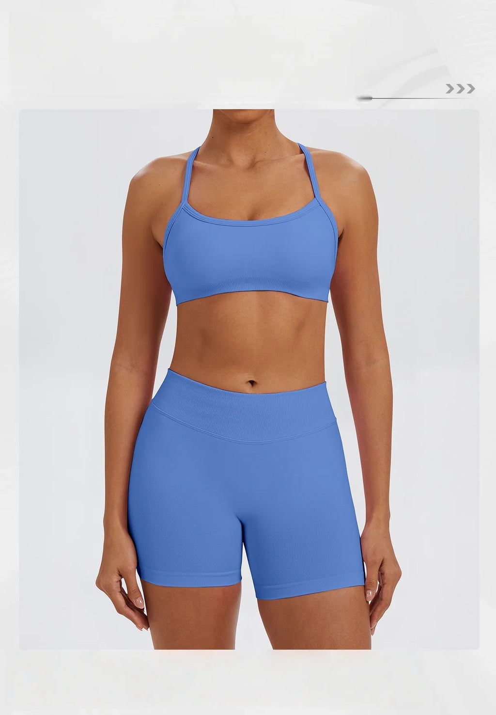 Ensemble Sport Femme 2 Pièces Sans Coutures – Top & Legging Yoga
