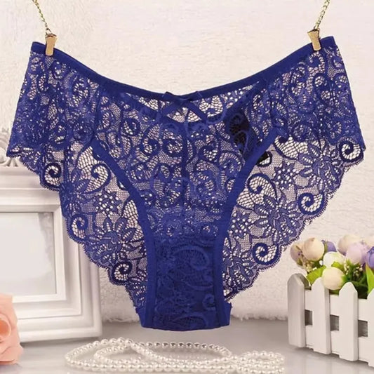 Culotte Femme Grande Taille Dentelle - String Sexy Taille Haute Ajourée Confort Élégant
