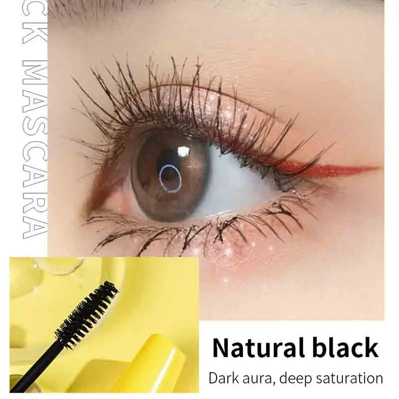 Mascara Waterproof Volumateur - Recourbant Allongeant Naturel Application Facile Longue Tenue Noir Intense