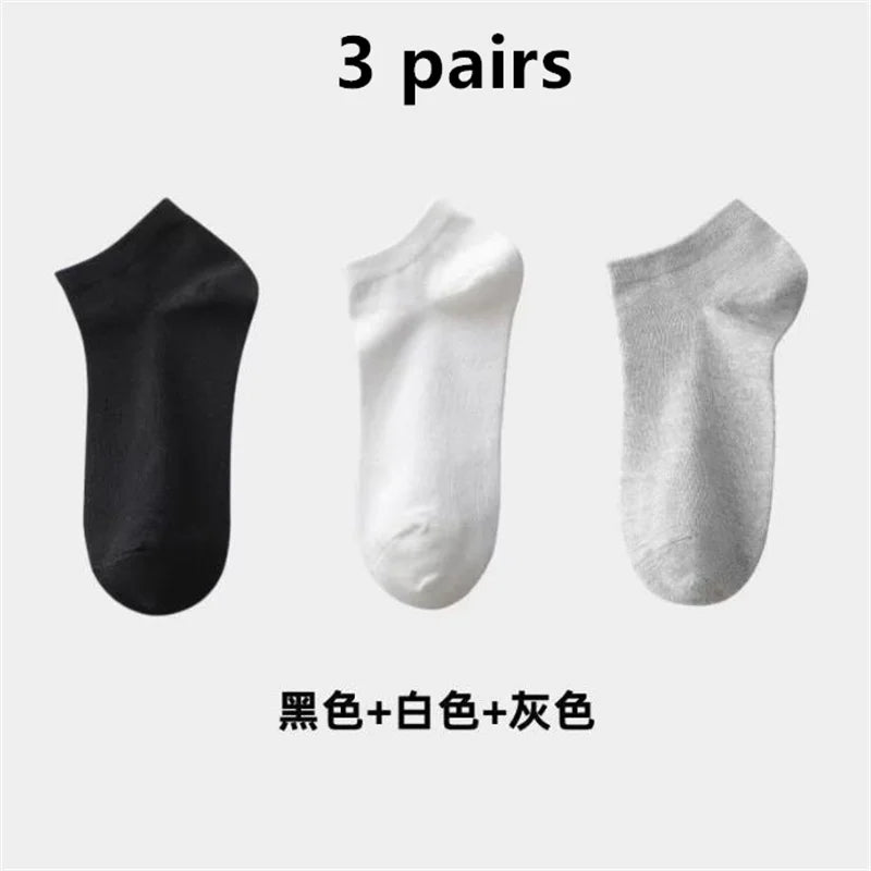Chaussettes Invisibles Basses Mixte - Lot 1/3/5/10 Paires Silicone Été