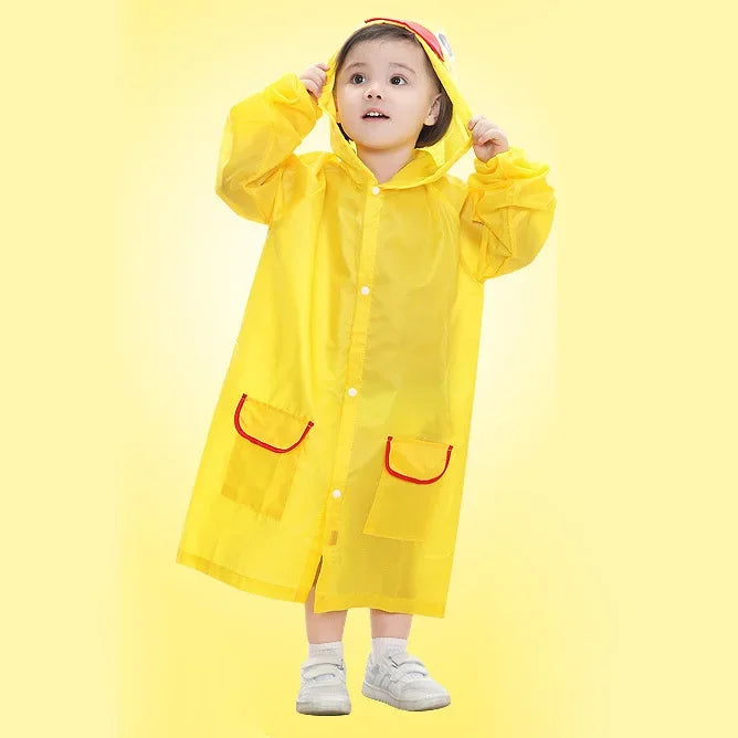 Imperméable enfant cartoon - Style animaux pour garçons et filles