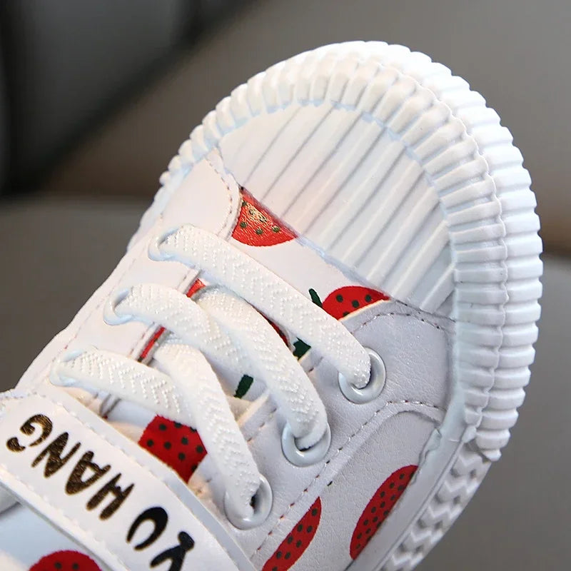 Chaussures Sport Fille Ananas Fraise - Semelle Souple Antidérapante