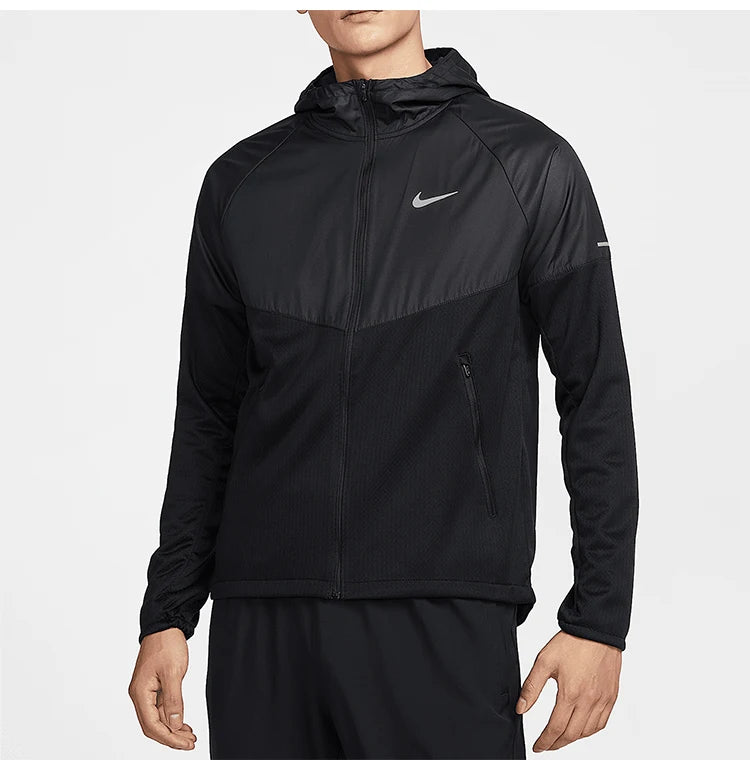 Veste Nike Therma-FIT Homme Running Capuche FZ1112-010 - Veste Sport Tissée