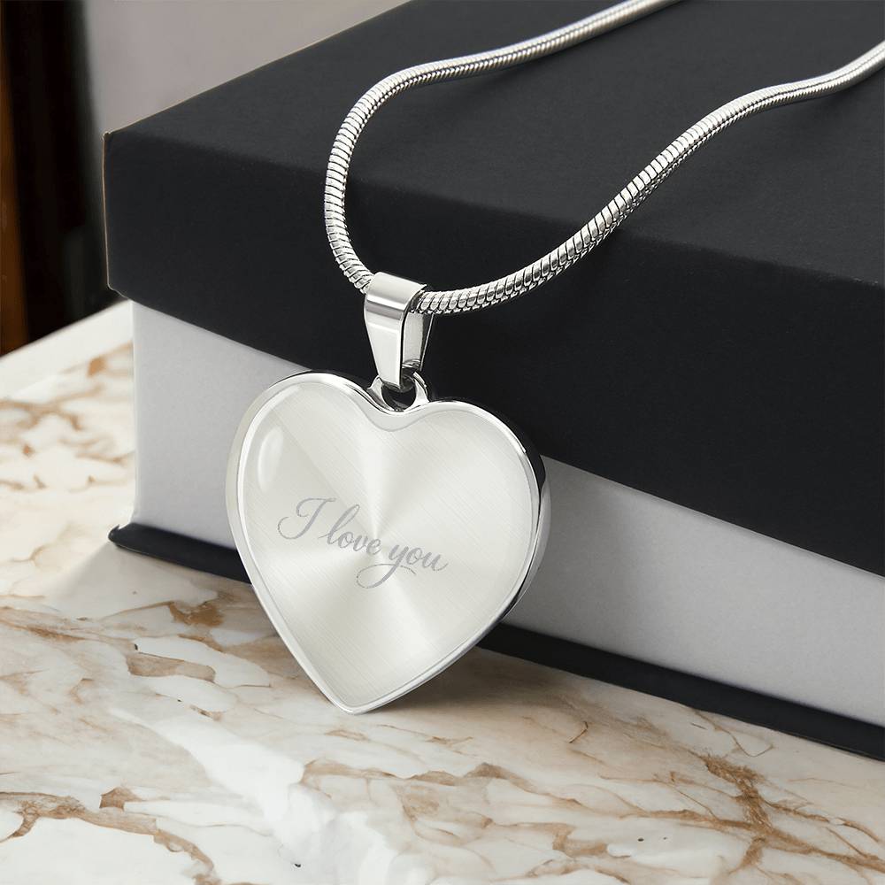 Collier Cœur I Love You