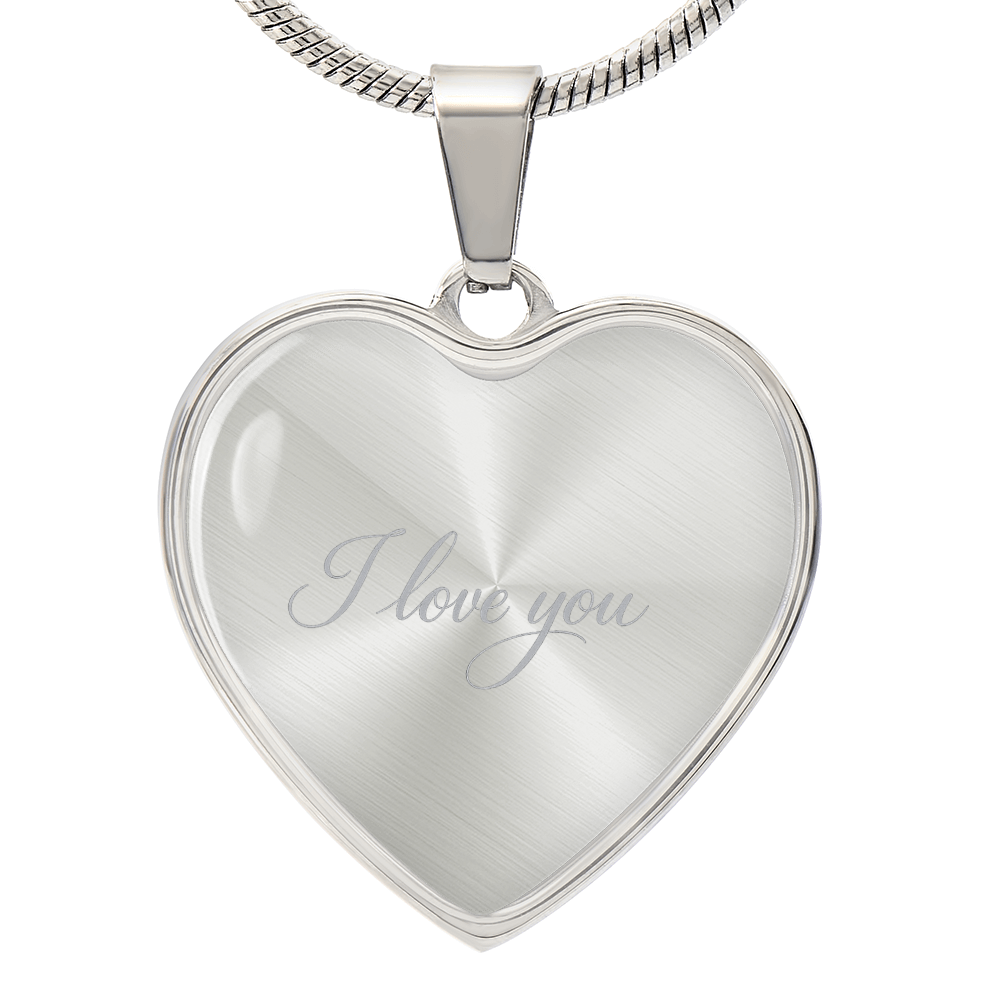 Collier Cœur I Love You