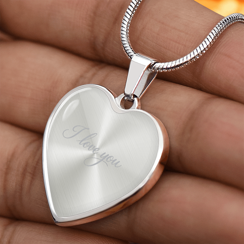Collier Cœur I Love You