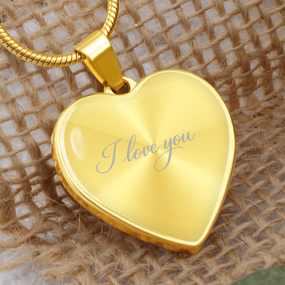 Collier Cœur I Love You