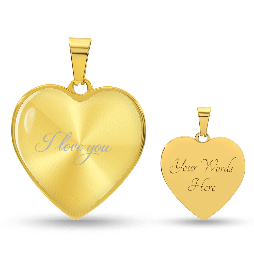 Collier Cœur I Love You