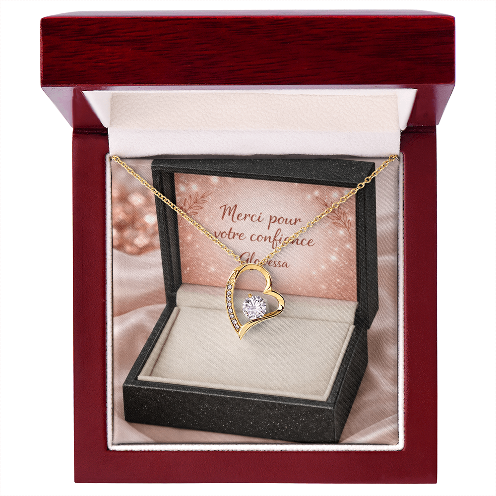 Collier Cœur Forever Love