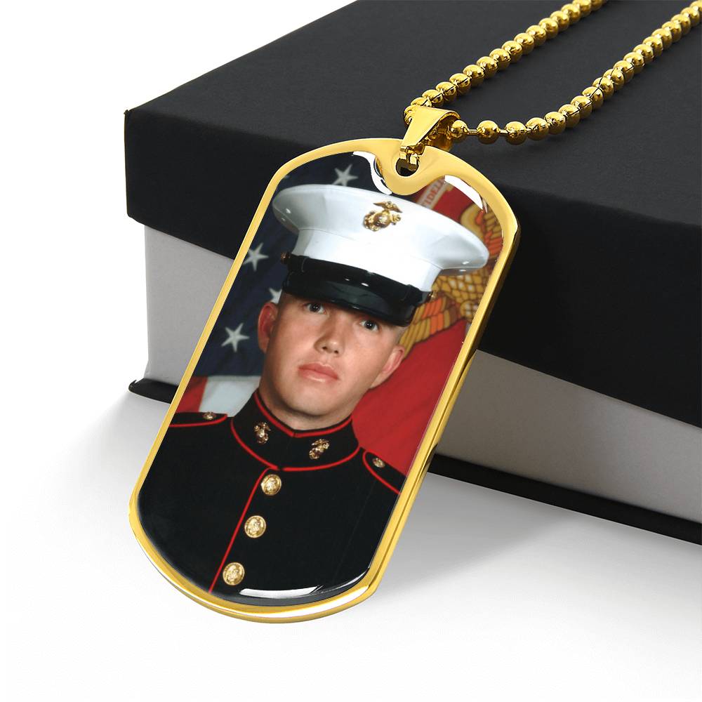 Collier Militaire Étiquette de Chien Personnalisée – Gravure au Choix