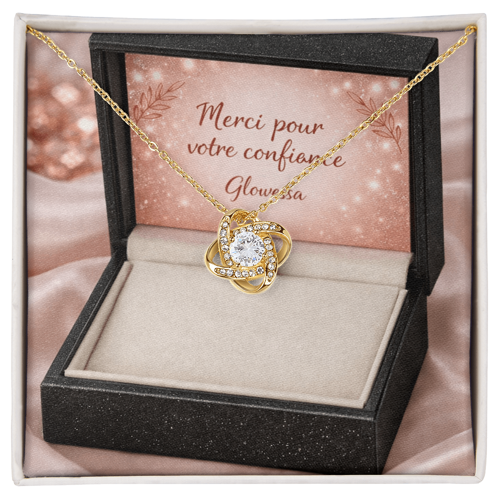 Collier Nœud d'Amour Éternel