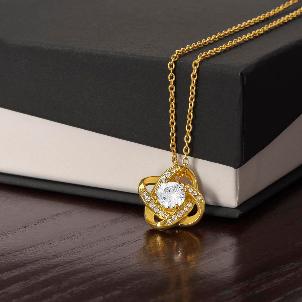Collier Nœud d'Amour Éternel