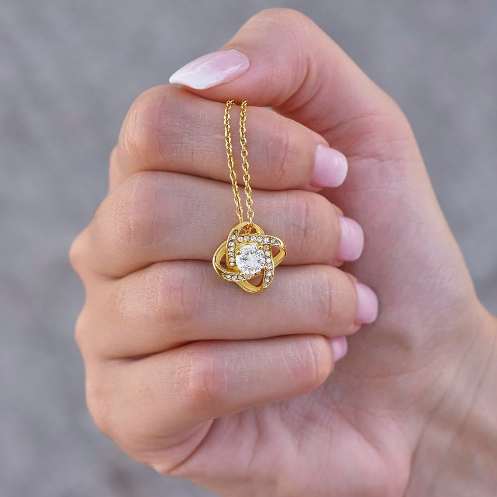 Collier Nœud d'Amour Éternel