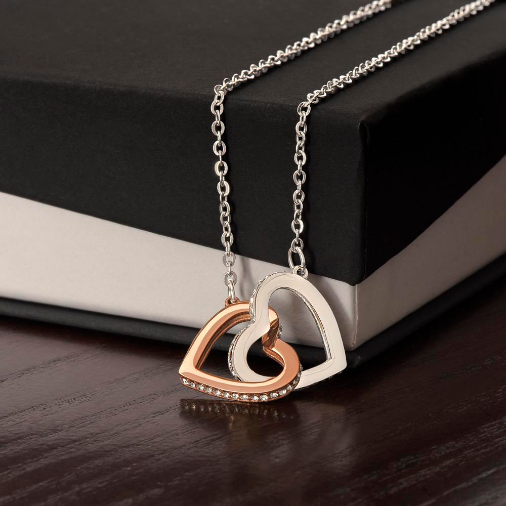 Collier Deux cœur entrelacés