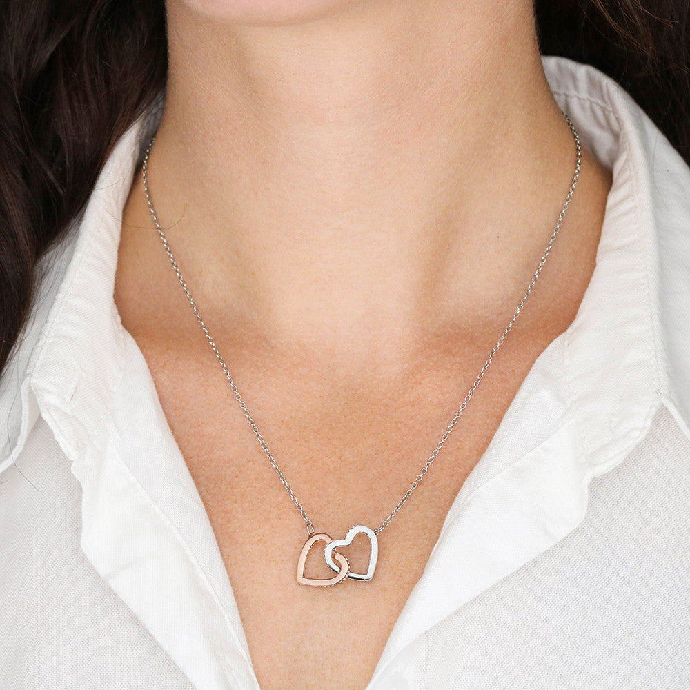 Collier Deux cœur entrelacés