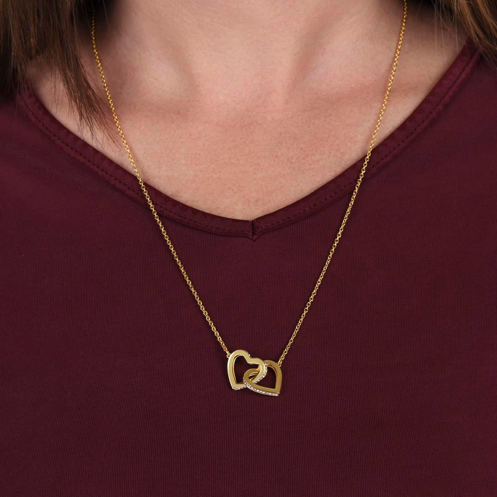 Collier Deux cœur entrelacés