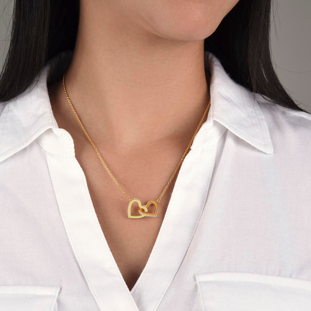 Collier Deux cœur entrelacés