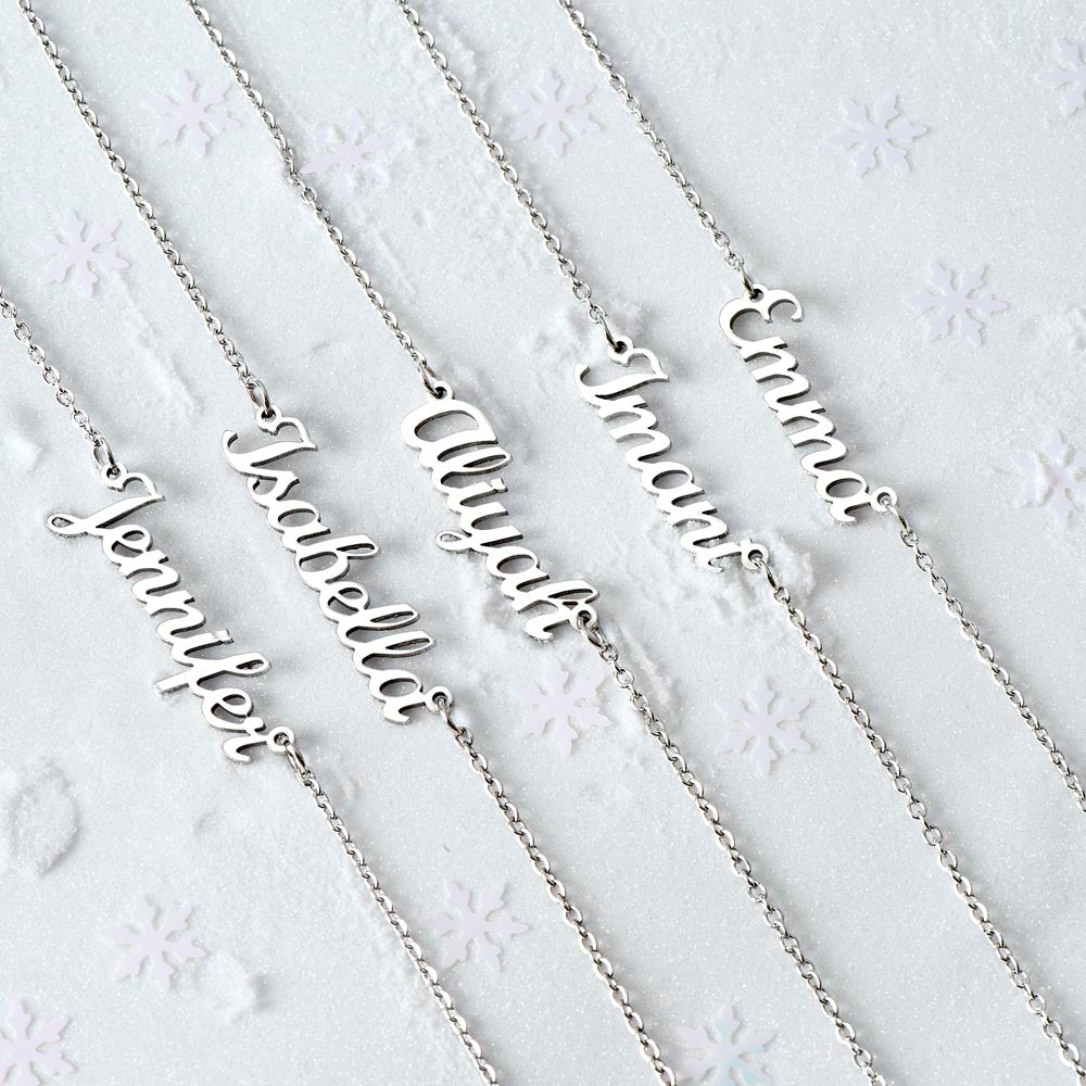 Collier Prénom Personnalisé Pendentif