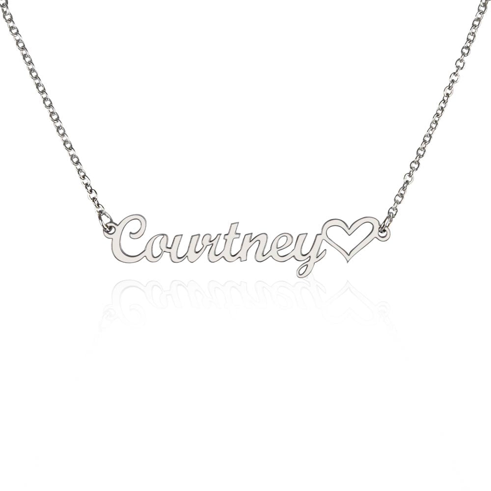 Collier Cœur Personnalisé avec un Prénom
