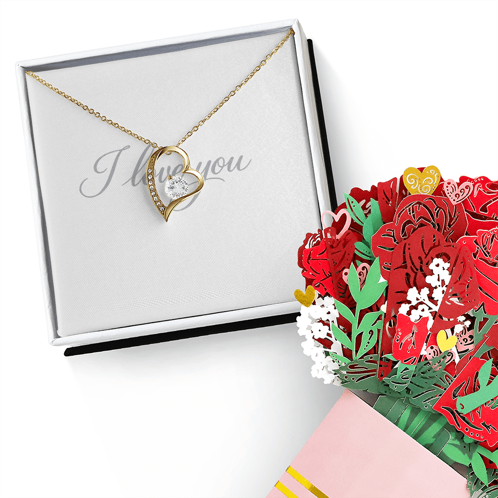 Collier Amour Éternel & Bouquet Douce Dévotion