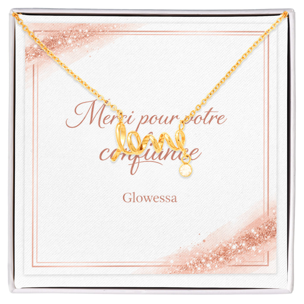 Collier Pendentif Love